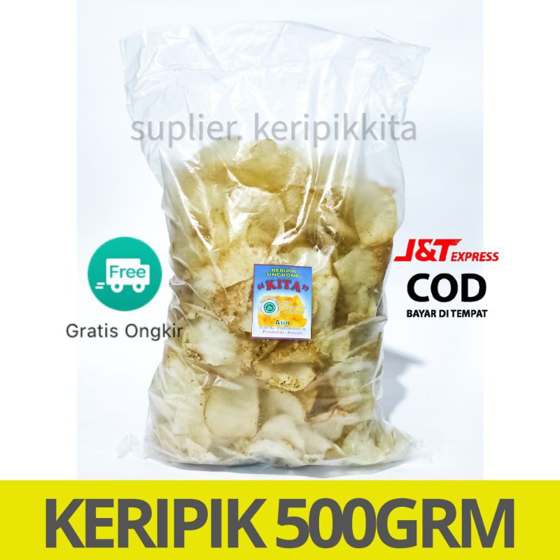 Cemilan keripik kita | singkong | makanan ringan - sneck - jajanan - kripik - pedas - asin - kiloan