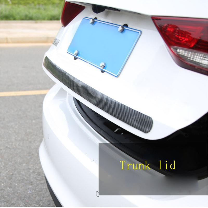 Serat karbon &amp; electroplating perak Stiker Mobil 5D Carbon Fiber Karet Styling Pintu Protector