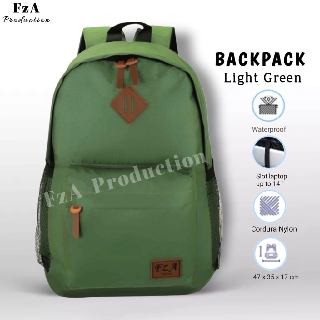 FzA Official - Tas Ransel Distro Casual Pria Wanita / Tas Ransel Laptop Backpack Sekolah Kuliah Distro Original Tas Punggung Laptop - LGTP