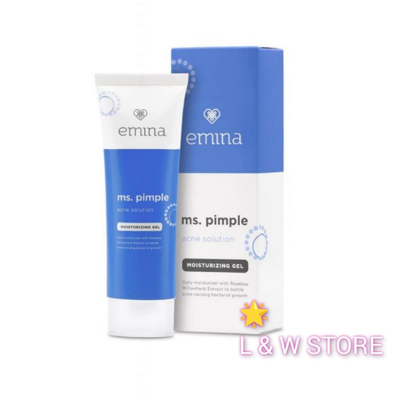 Emina Ms Pimple Acne Solution Moisturizer Gel 20ml