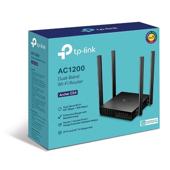 Tp-Link Archer C54 AC1200 Dual-Band Wi-Fi Router