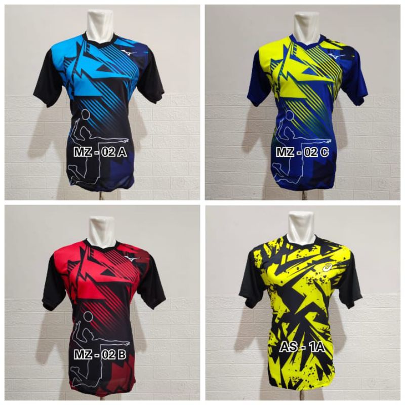 Baju voli ball Atasan olah raga badminton jersey voley kostim voli