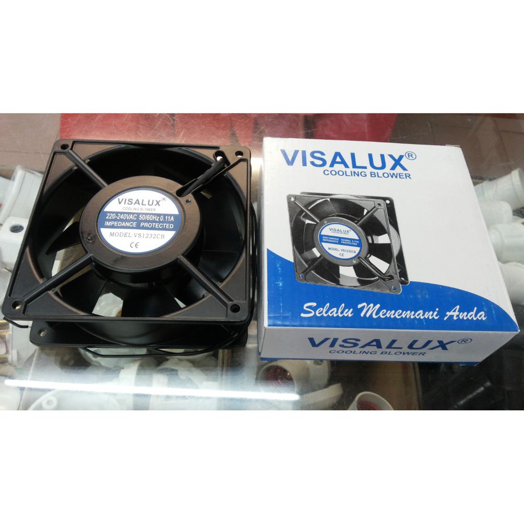 Kipas - Fan 12x12cm 220-240VAC - Impedance Protected - Cooling Blower - Visalux