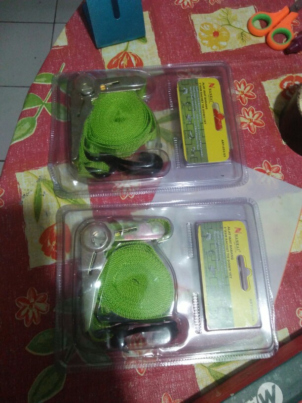 Mg Rachet Tie Down 1inchi X 5m Oraange Ratchet Tali Pengikat Barang Motor