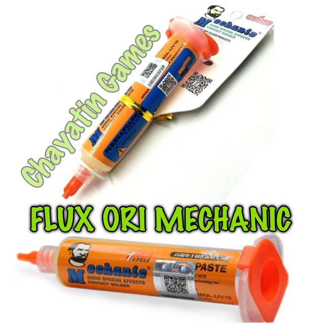 FLUX ORI MECHANIC UV 10 - PASTA SOLDER - MINYAK SOLDER MECHANIC UV 10