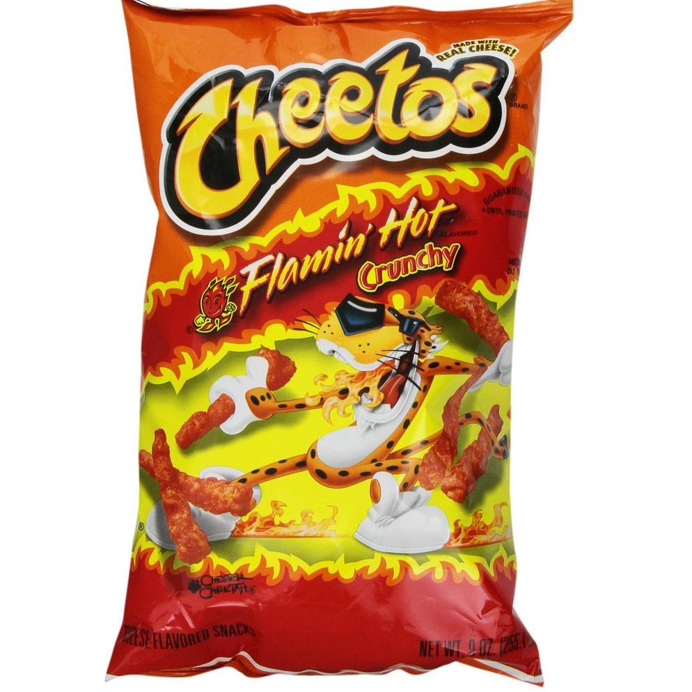 

(PROMO VFQ41) CHEETOS FLAMIN HOT CRUNCHY 227Gr USA ✹