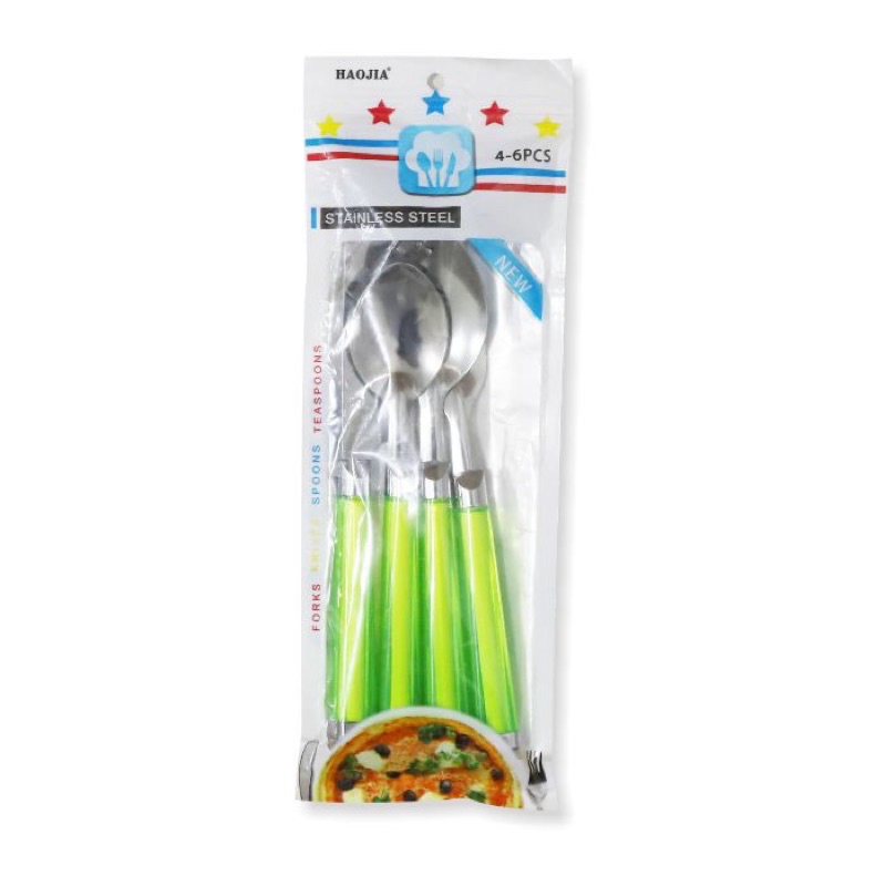 [KODE S4] Set Alat Makan 4in1 Glowing