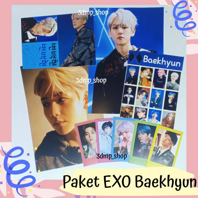 Paket Fankit Fangirl EXO Baekhyun Chanyeol Kai Suho D.O Kyungsoo Sehun Kpop