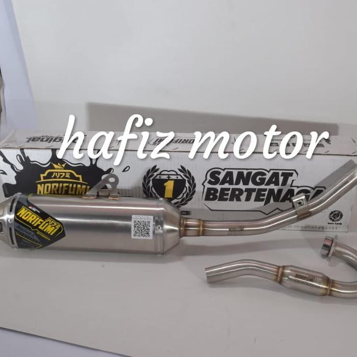 Promo knalpot norifumi rocket 4 klx 140 stenlis original pnp klx 140 limite Murah