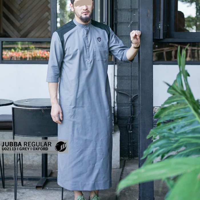 Jubah samase grey u_02113