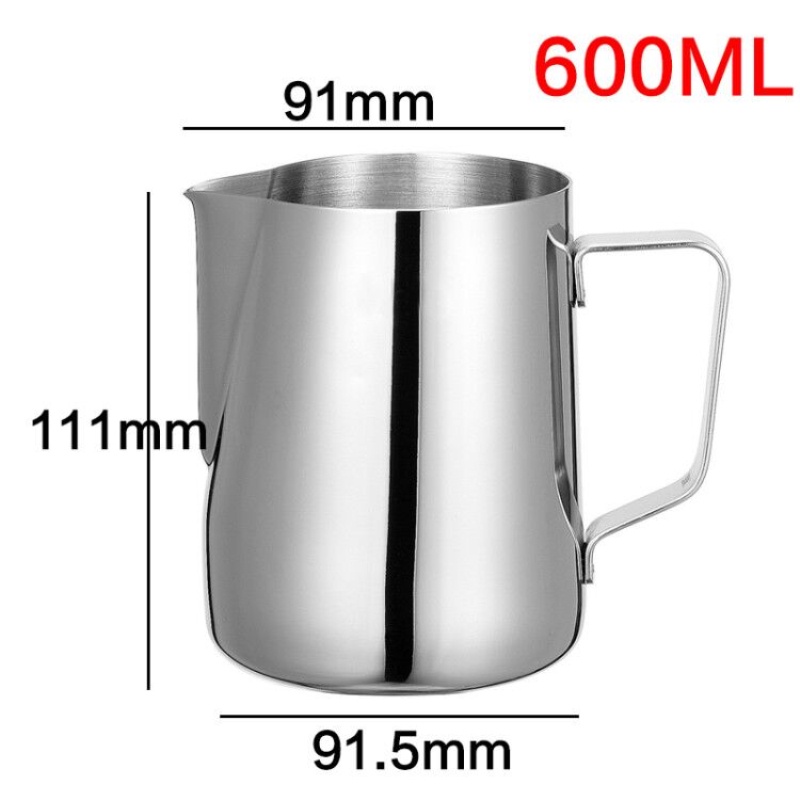 Pitcher Bahan Stainless Steel Dengan Skala Untuk Kopi / Susu / Latte Art