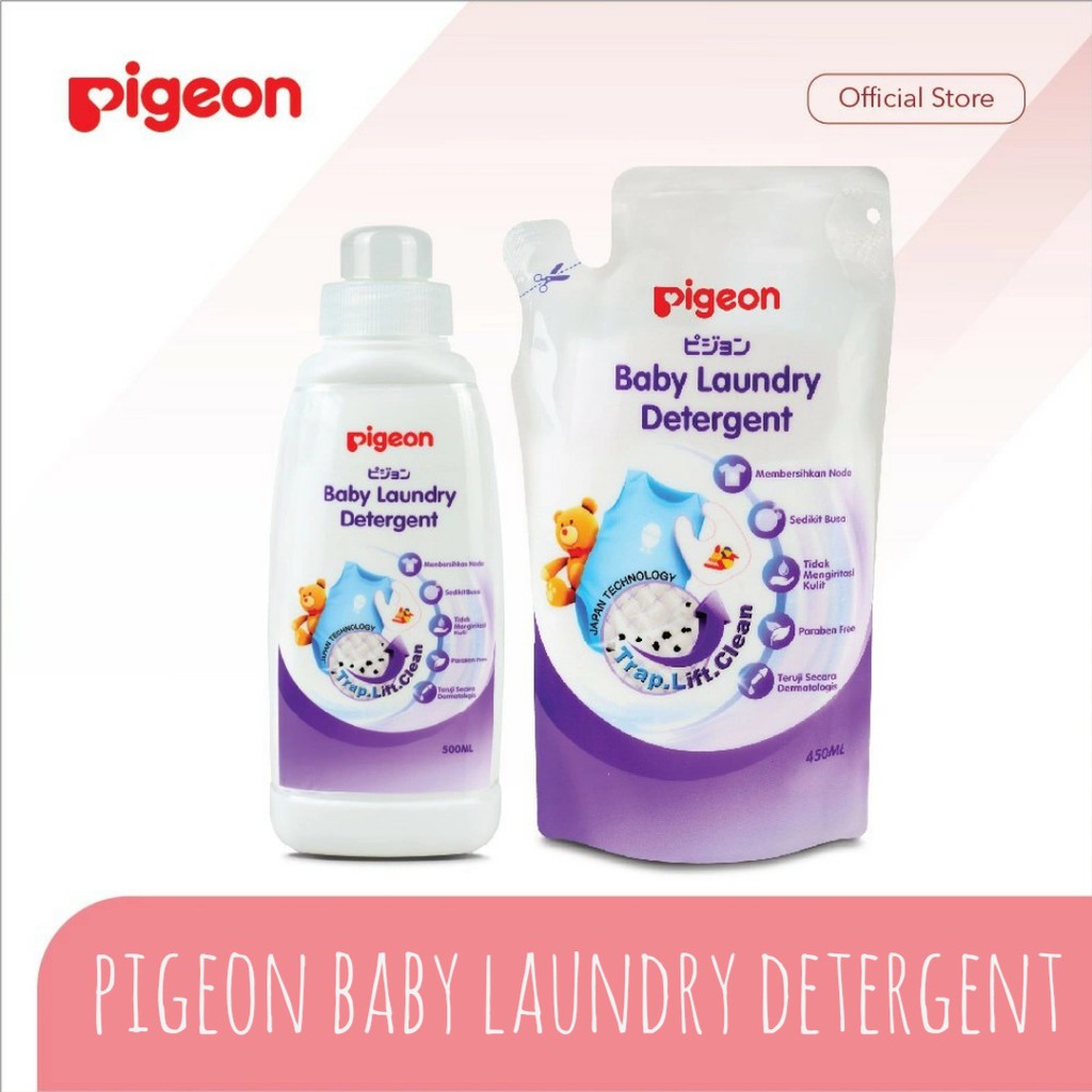 Pigeon Liquid Laundry Detergent Deterjen Bottle / Refill 500ml 500 ml / 450ml 450 ml