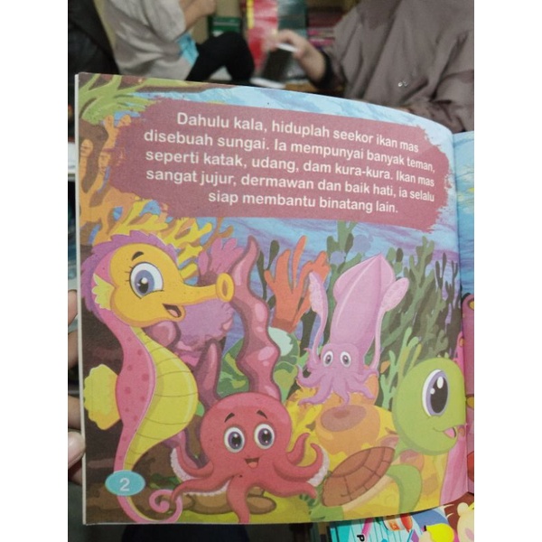 Buku Seri Fabel Inspiratif Ikan Mas &amp; Kura-kura Jahat (19×19cm)