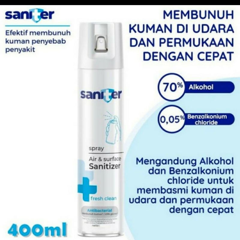 SANITER SPRAY AEROSOL 400 ML