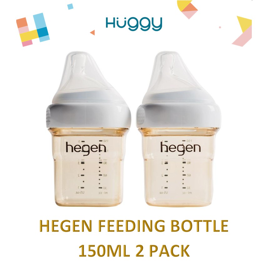 HEGEN Botol Susu PCTO 150ml/5oz Feeding Bottle PPSU (2 PACK 150ML)