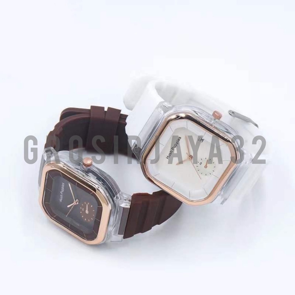 (GROSIRJAYA32) JAM TANGAN WANITA LISA ANALOG WATCH QUARTZ STRAP RUBBER KOREAN FASHION