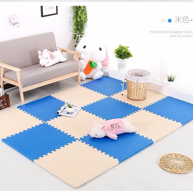 Matras Puzzle Anak Matras Bayi Evamate Puzzle 60x60 Tebal 2cm Alas Lantai Anak Matras Puzzle Isi 6 Lembar