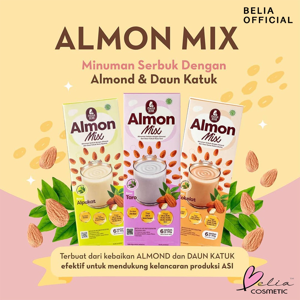 ❤ BELIA ❤ [ECER]  Mama Bear MamaBear All Series Almon | Zoya | Teh Pelancar ASI Bueberry Peach Lemongrass | Kantong ASI | Baby | Bayi ✔️ BPOM
