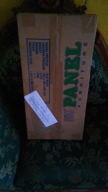 Rak Buku Lemari Buku Serbaguna Susun 2 Kayu Big Panel