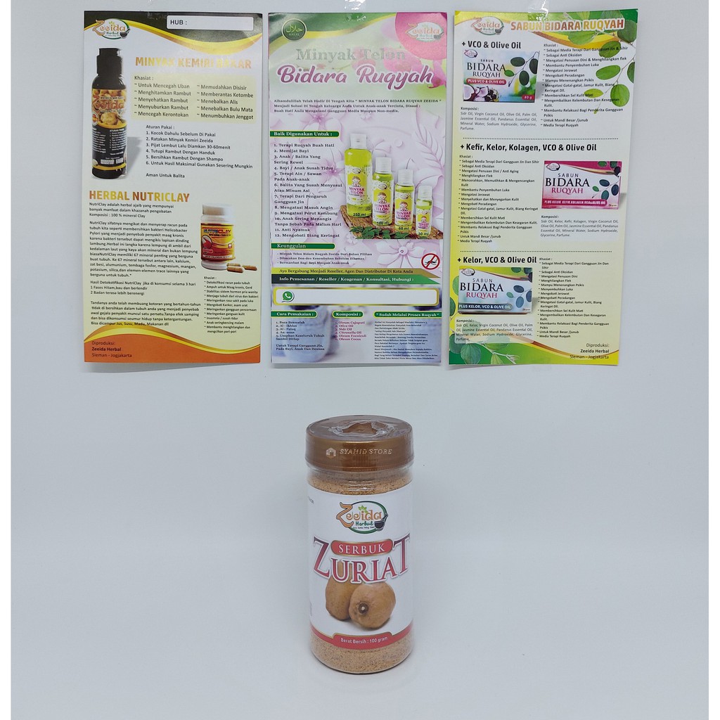 

Serbuk Zuriat Zeeida Herbal - REKOMENDASI UNTUK PROGRAM HAMIL