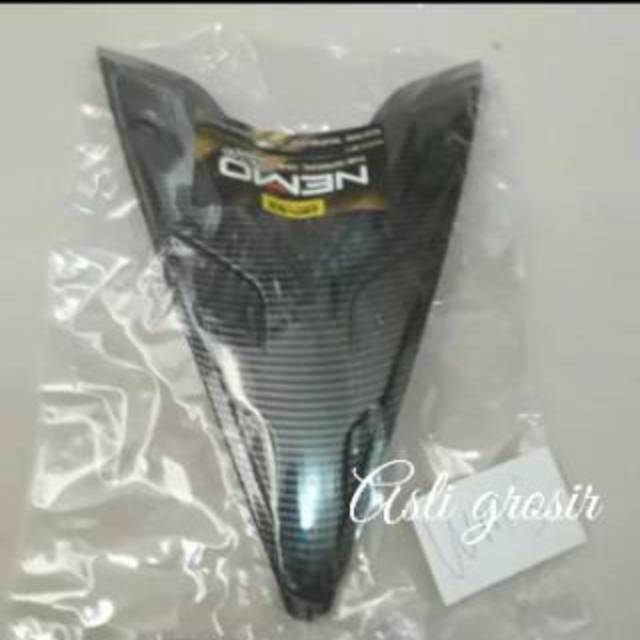 COVER TUTUP TAMENG DEPAN DASI DEPAN AEROX 155 CARBON IMPORT