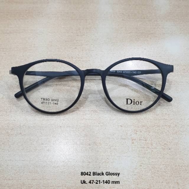 Kacamata bulat ringan anti radiasi silinder plus normal