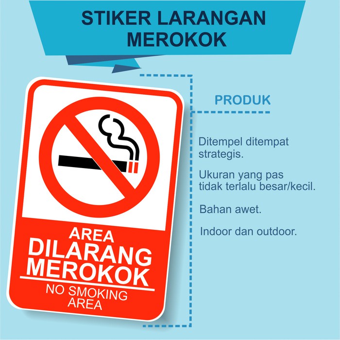 

STIKER DILARANG MEROKOK