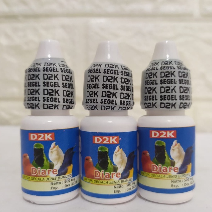 D2K Diare obat burung diare dan gangguan pencernaan semua burung
