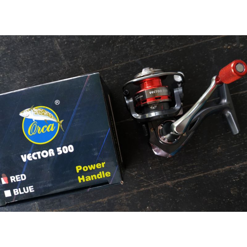 REEL MINI ORCA VECTOR 500 POWER HANDLE METAL SPOOL