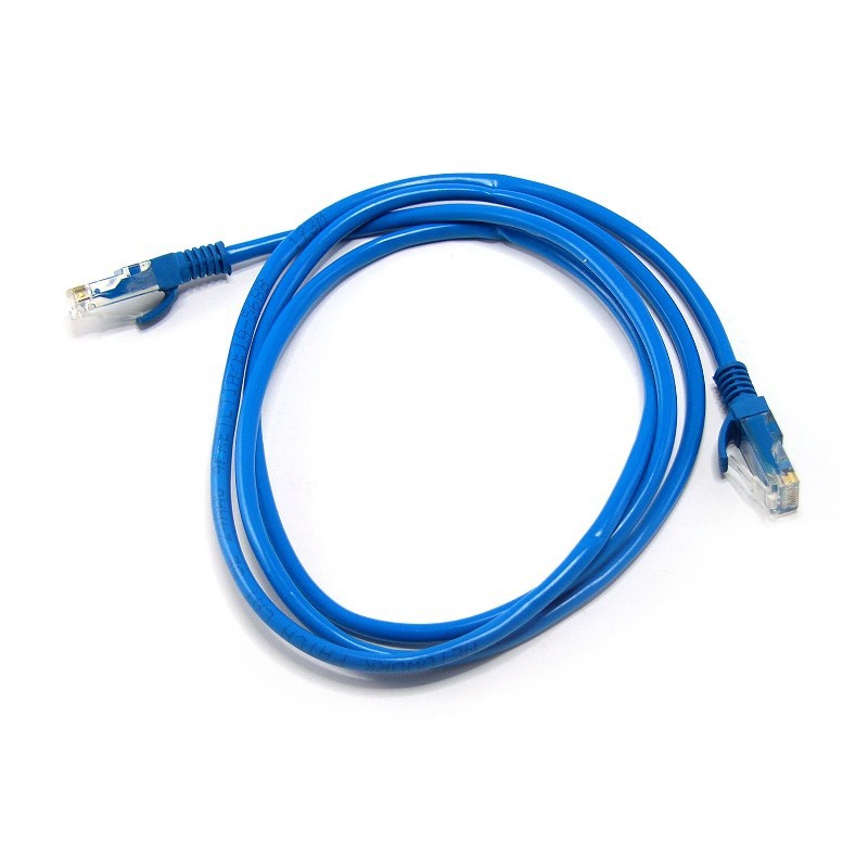 Kabel LAN Networking Panjang 1.5 Meter - Kabel Panghubung Komputer Dengan Jaringan - Biru