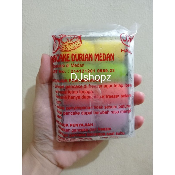 

Pancake durian isi 8 label isi daging Ucok Tangerang
