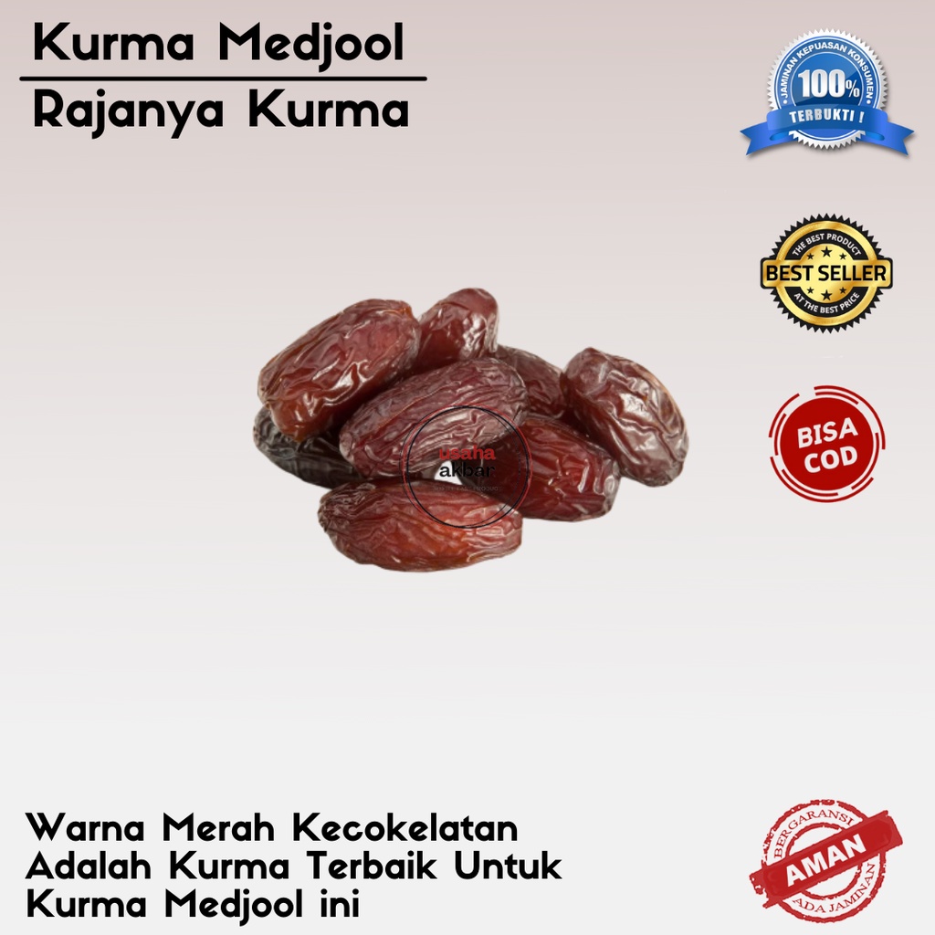 

Kurma Medjool Jumbo Premium - Nakhela Dates (1kg)