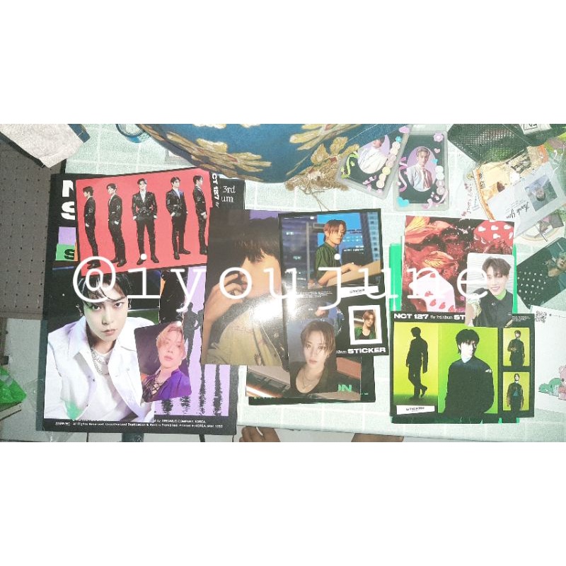 WTT ALL MARK/HAECHAN WTS PC STICKER PB,SEOUL CITY, STICKY YUTA & TAEIL