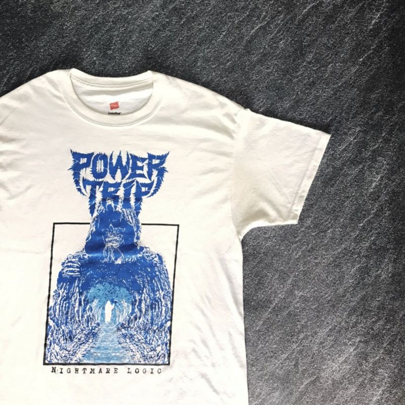 Kaos Band Power Trip " Nightmare Logic " Official Unisex Tee