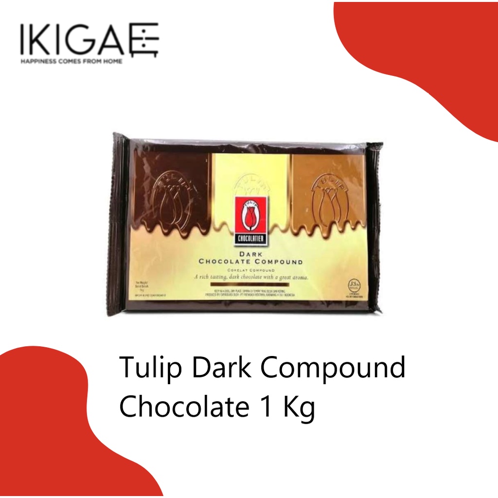 TULIP DARK/ MILK/ WHITE CHOCOLATE / COKELAT COMPOUND 1 KG