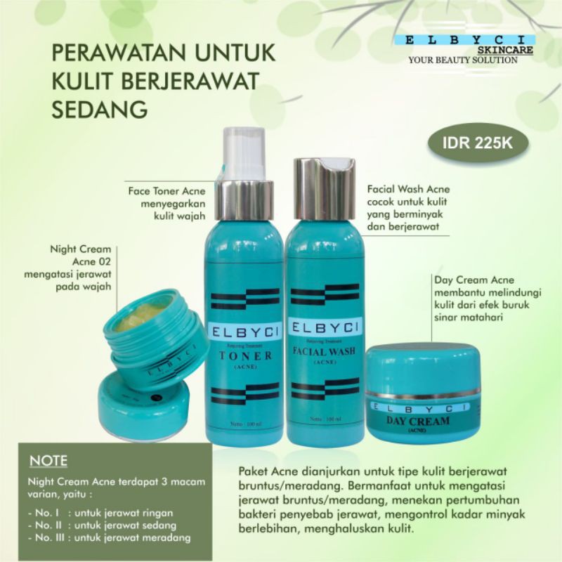 Paket Acne Elbyci Skincare
