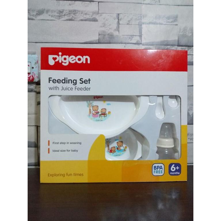 Pigeon Feeding Set with Juice Feeder