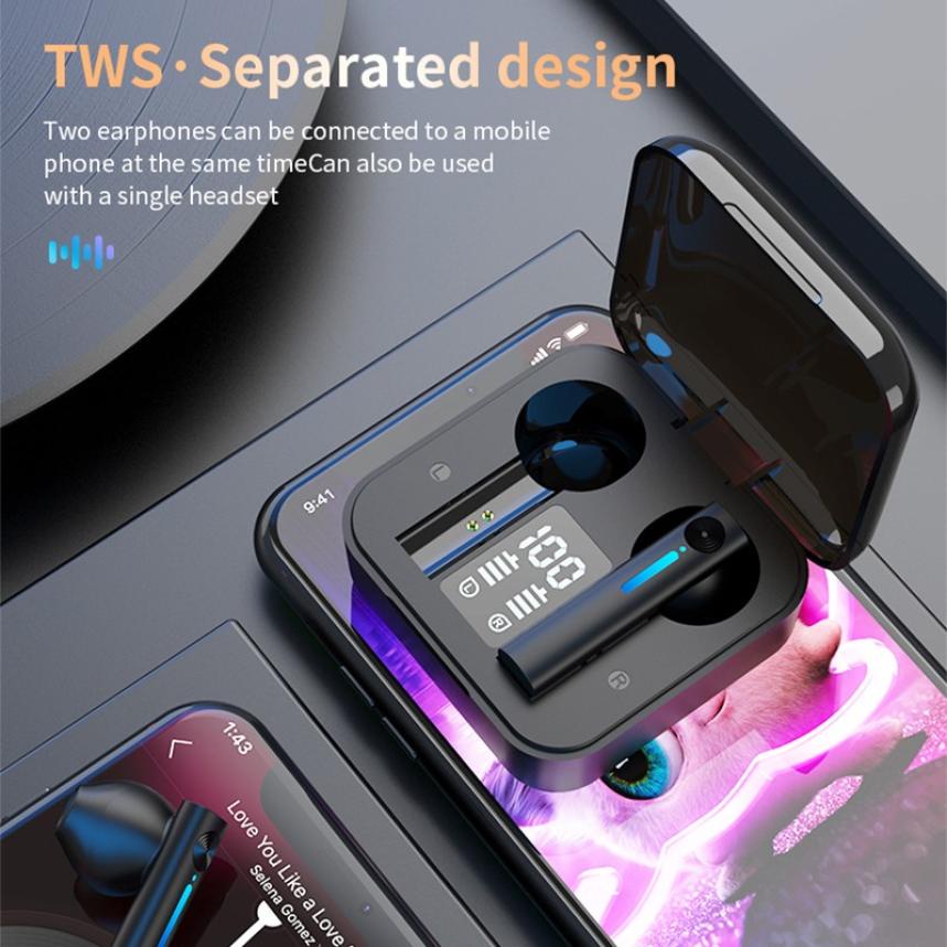 ITS Earphone TWS T13 Wireless Full Bass Stereo Headset Bluetooth 5.0 Untuk Android IOS