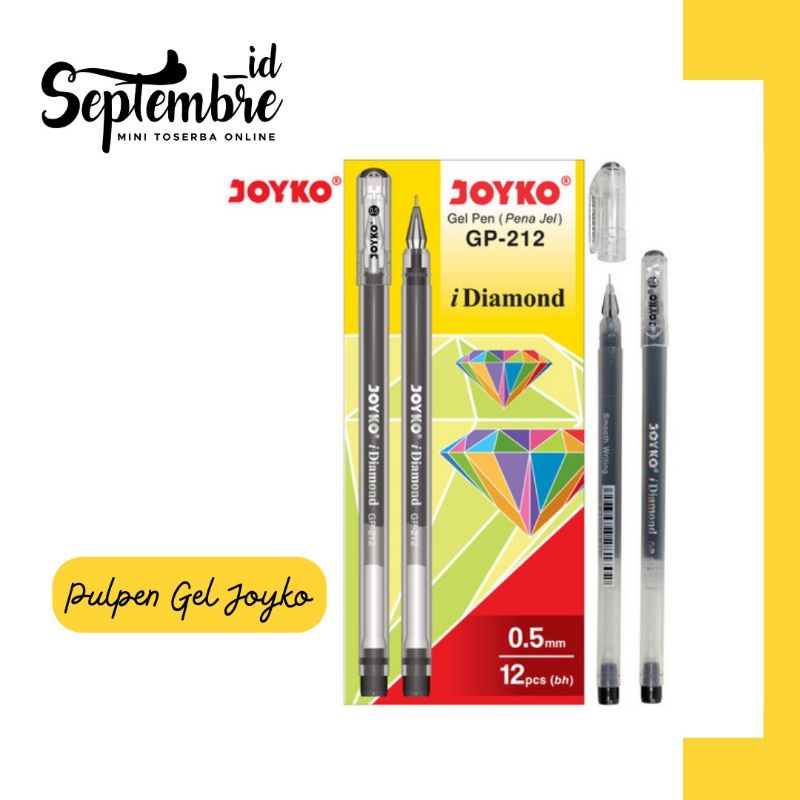 

Pulpen Gel Joyko Gel Pen Joyko iDiamond GP-212