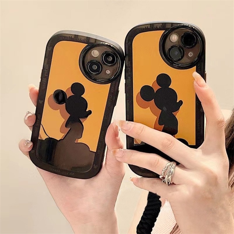 Soft Case Pelindung Lensa Bulat Motif Tikus Untuk iPhone 13 12 11 Pro Max SE 2020 Xr X Xs Max 7 8 6 6s Plus