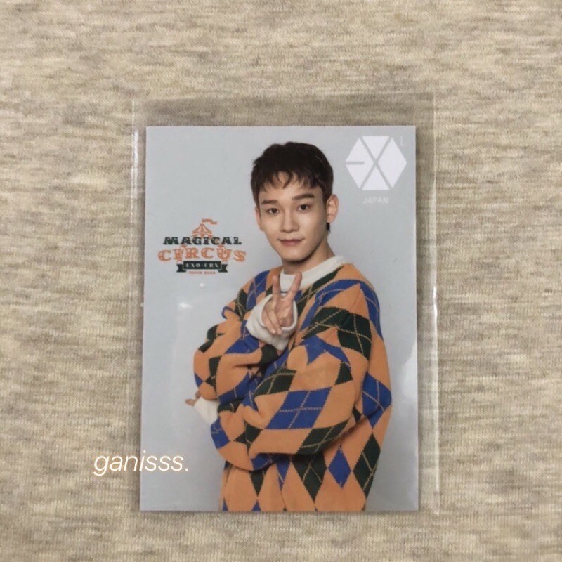 PHOTOCARD CHEN EXO (MAGICAL CIRCUS EXO CBX) TRADING CARD JAPAN