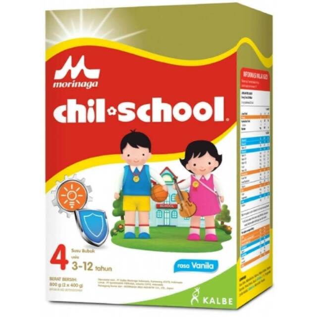 Chil School Morinaga 2x400gr / 800gr / Susu pertumbuhan anak 3-12 tahun