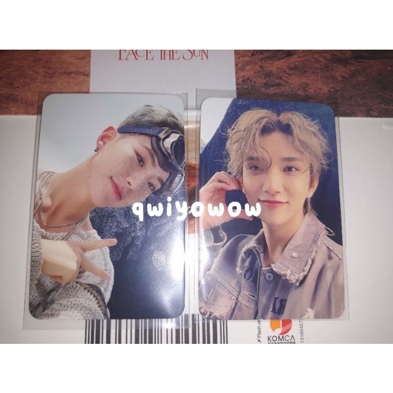 Ready stock photocard pc benefit bene fansign fs face the sun fts shopee kpopmerch hoshi joshua