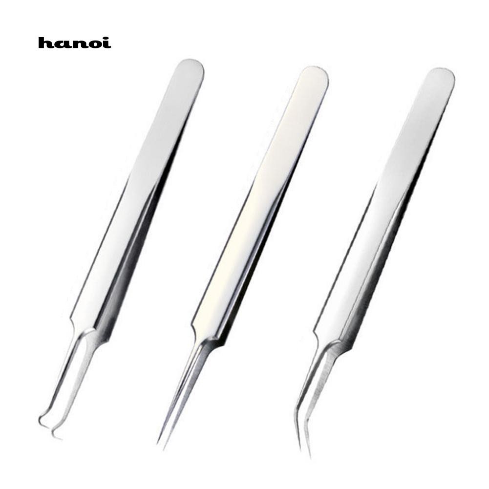 HN❤Alat Ekstraktor Jerawat / Komedo Bahan Stainless Steel