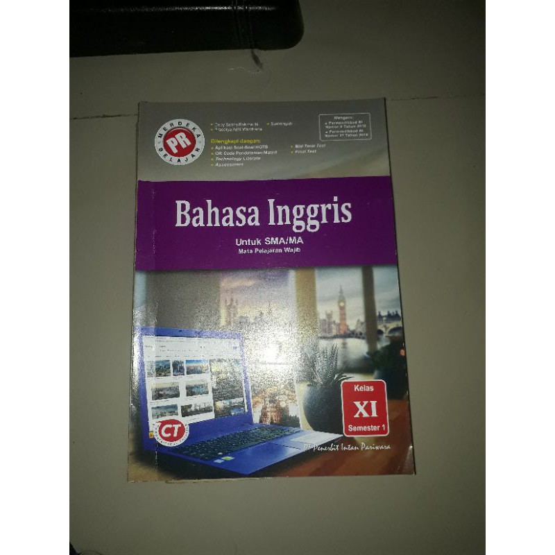 PRELOVED buku LKS bahasa inggris kelas 11 semester 1