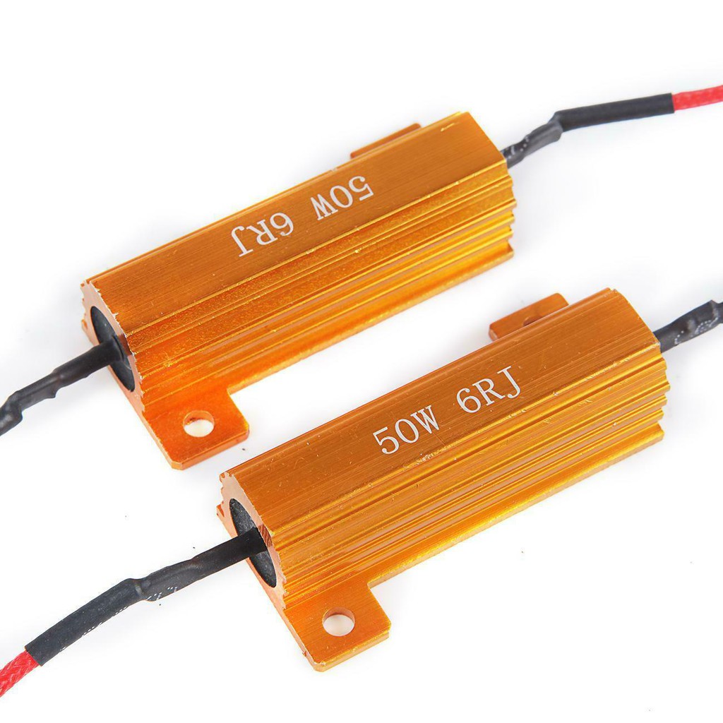 Load Resistor Flasher 50W 6RJ Lampu LED Sein Sen Mobil KEDIP NORMAL