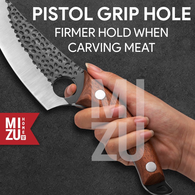 MIZU TIGU 15cm 6inch YangJiang Boning Knife Pisau Daging Tulang Hardened Stainless Steel 420-1