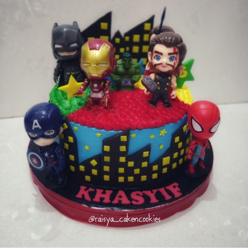 

kue ulangtahun avengers