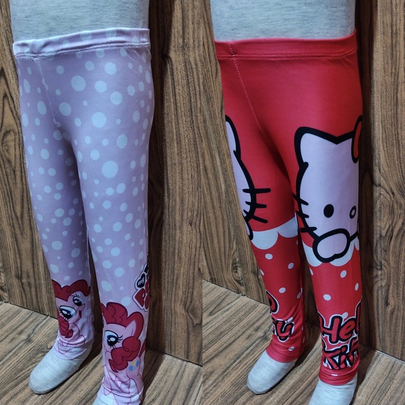 legging printing karakter lucu , legging anak premium , legging anak perempuan