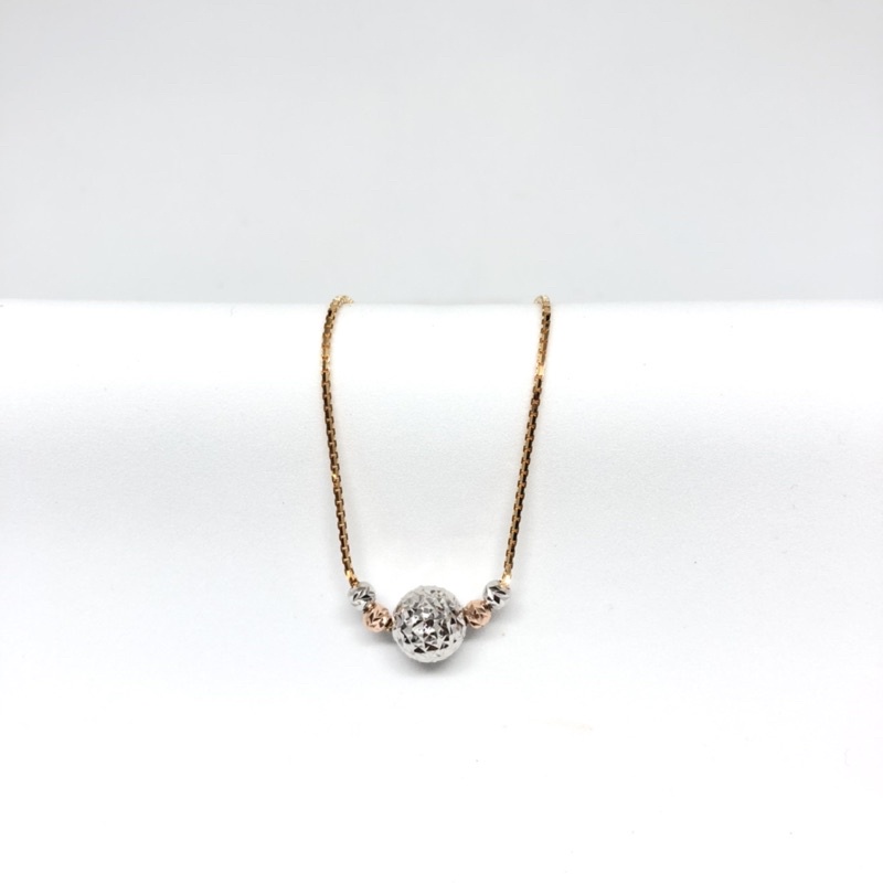 Gelang Emas Dewasa Serut Italy Model Bola Kadar 300/6k